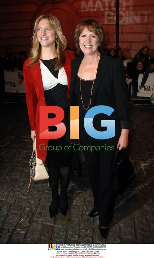 Penelope Wilton and guest at 'Match Point' premiere