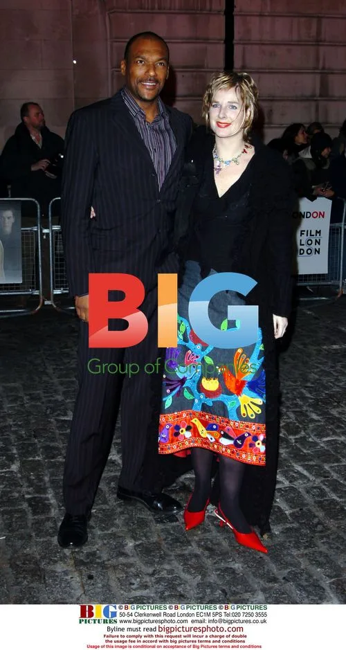 Colin Salmon and guest at 'Match Point' London premiere