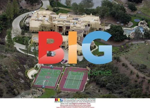 Aerial shots of Will Smith and Jada Pinkett Smith's home