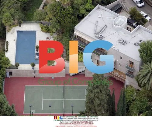 Aerial shots of Diana Ross's home