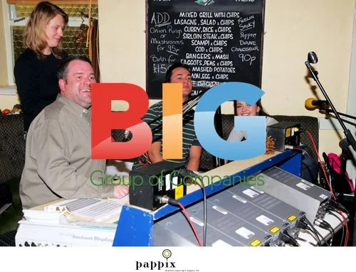Charlotte Church Entertains Chris Moyles at Pub