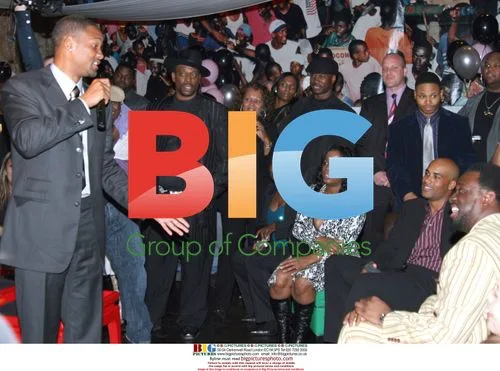 Will Smith, Boris Kodjoe & Charles Alston at Birthday Party
