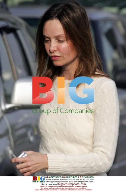 Calista Flockhart Leaves Day Spa