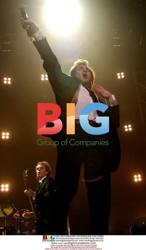 Simon le Bon of Duran Duran on stage