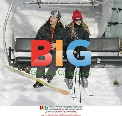 Mischa Barton and Cisco Adler on Ski Lift