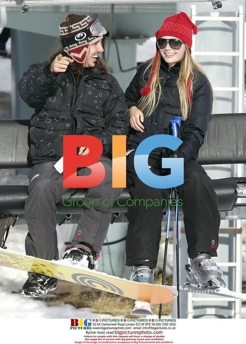 Mischa Barton and Cisco Adler on Ski Lift
