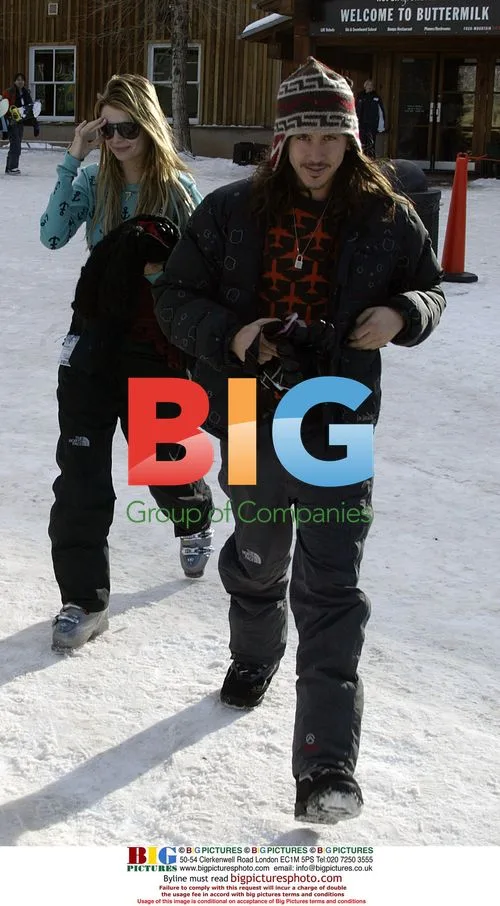 Mischa Barton and Cisco Adler Laugh on Ski Lift in Aspen