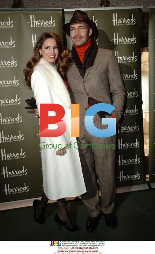 Actors Billy Zane and Kelly Brook at Harrods Sale