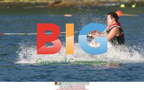 Jimmy Carr Water Skiing in Caribbean