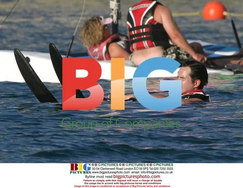 Jimmy Carr Water Skiing in the Caribbean