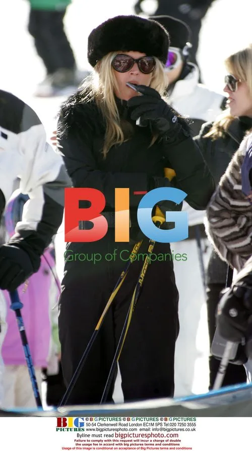 Kate Moss on Holiday in Aspen with Daughter
