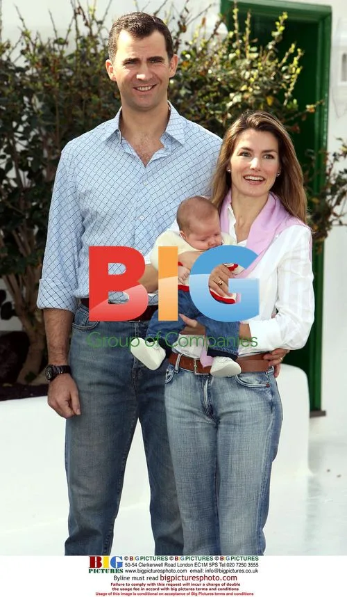 Crown Prince Felipe and Princess Letizia with Baby Leonor