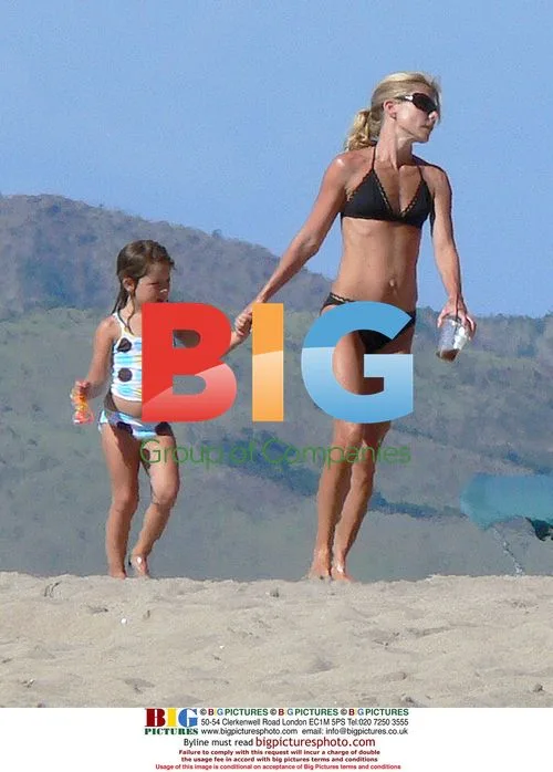 Kelly Ripa, Mark Consuelos and Daughter in St. Kitts