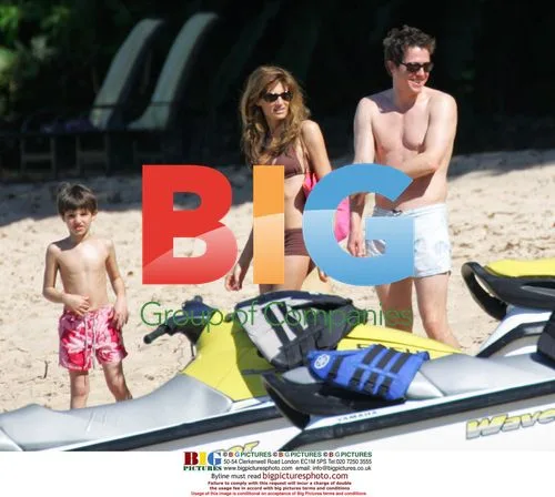 Hugh Grant and Jemima Khan on Boat Trip