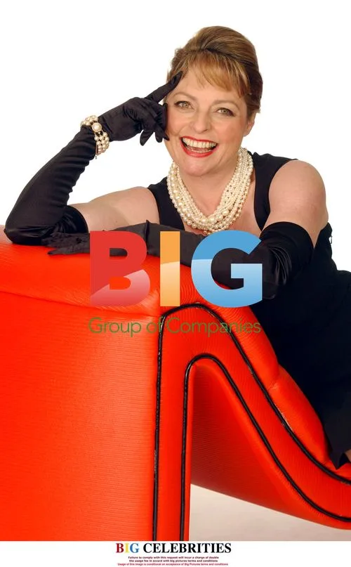 Janet Ellis at London photoshoot