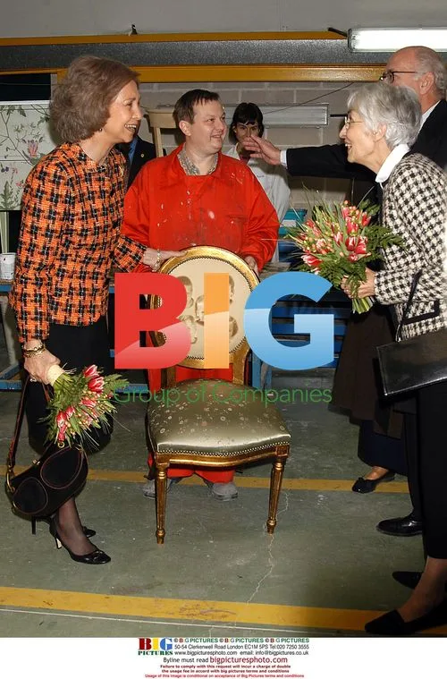 Queen Sofia Visits Carman Pardo Valcarce Foundation