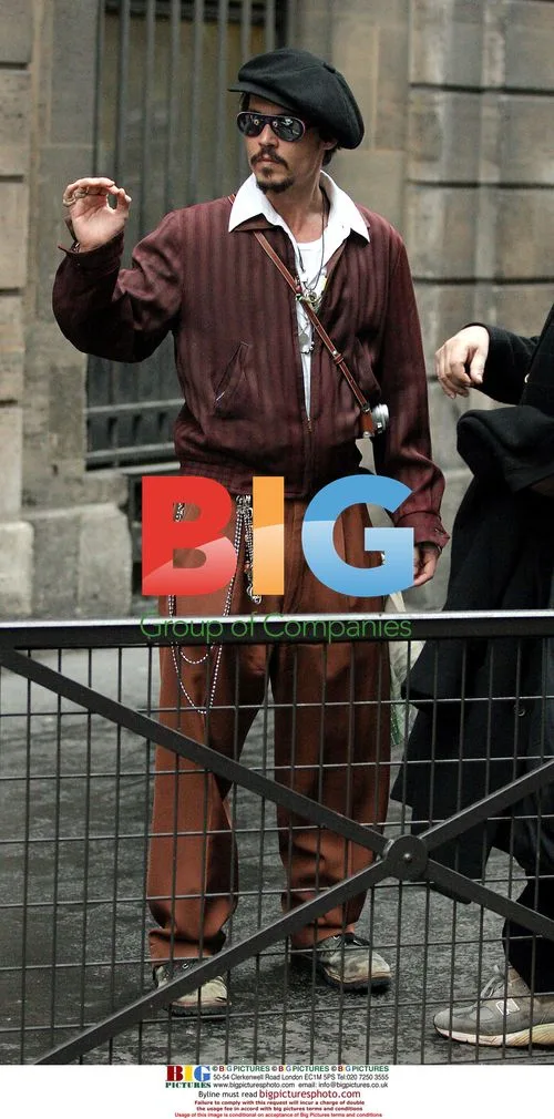 Johnny Depp's Bohemian Style in Paris