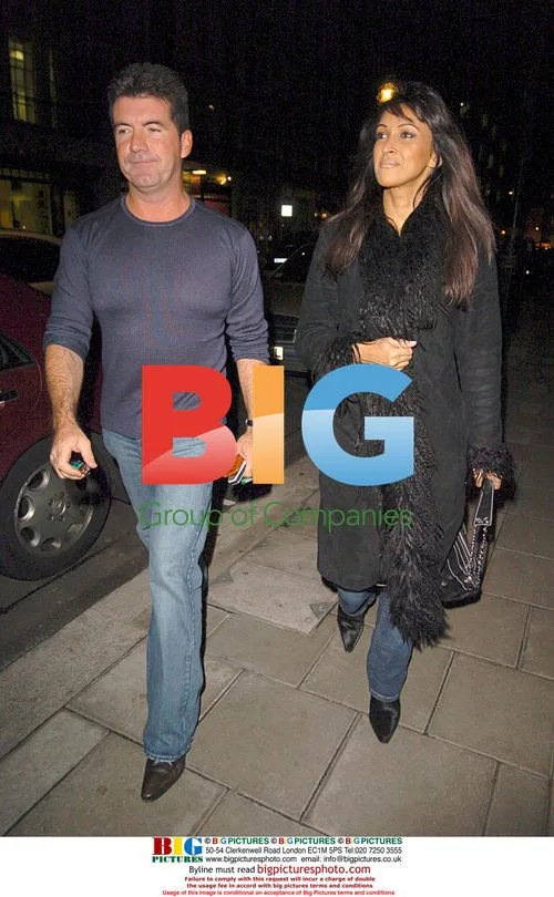 Simon Cowell and Jacqui St Clair at Cipriani