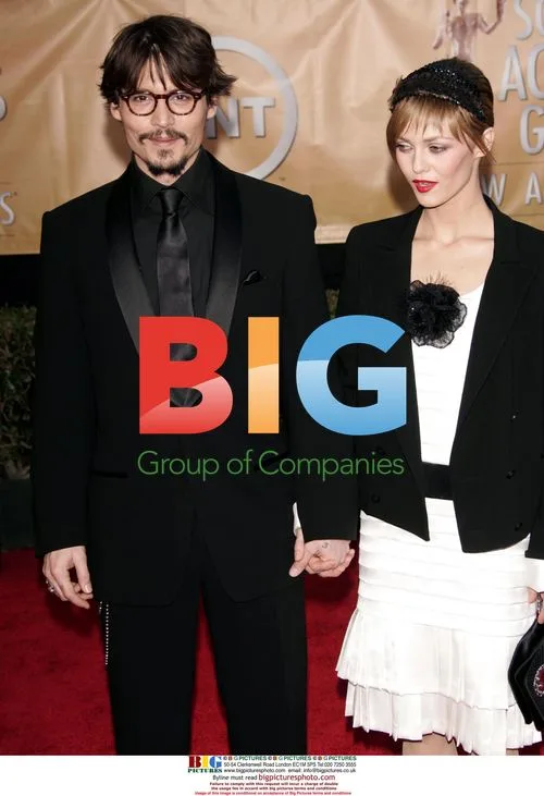 JOHNNY DEPP and VANESSA PARADIS at SAG Awards