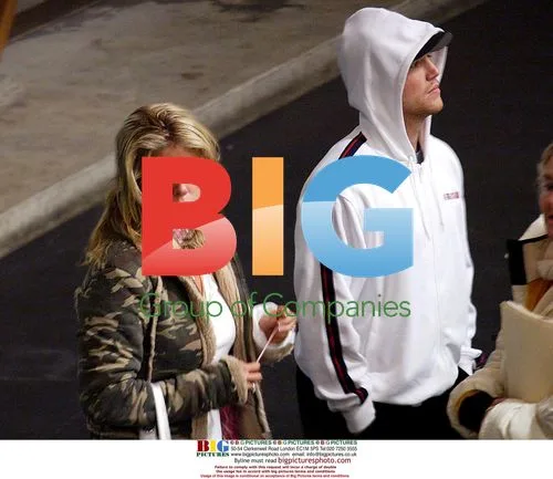 Rachel Hunter and Sean Avery at Liam Stewart's Hockey Game