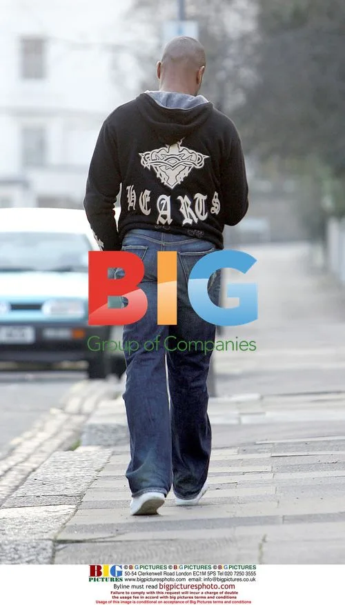 Les Ferdinand walking in Hampstead