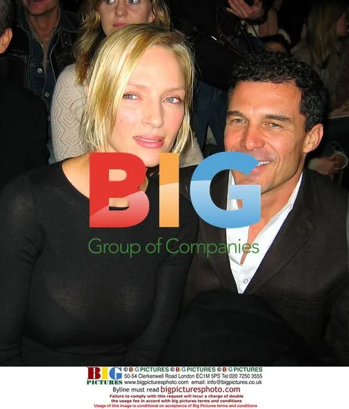 Uma Thurman & Andre Balazs at Marc Jacobs Show