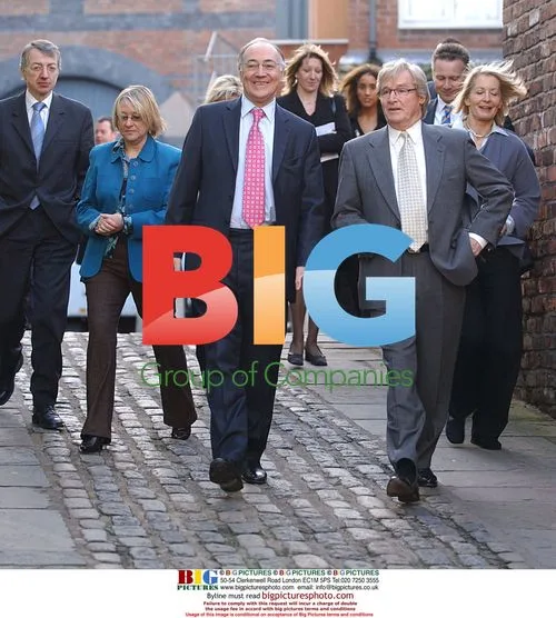 Michael Howard and Sandra tour Coronation Street