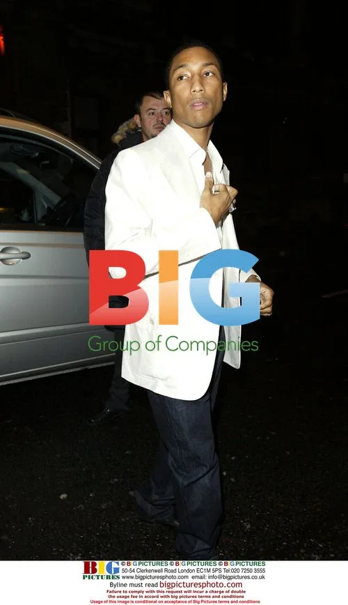 Pharrell Williams at BAFTA Dinner, London