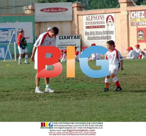 Gary Neville coaches in Malta