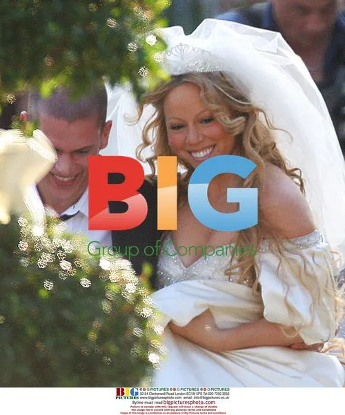 Mariah Carey films wedding video scene