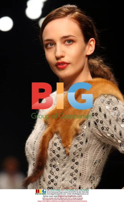 Liz Jagger Walks Julien Macdonald Runway
