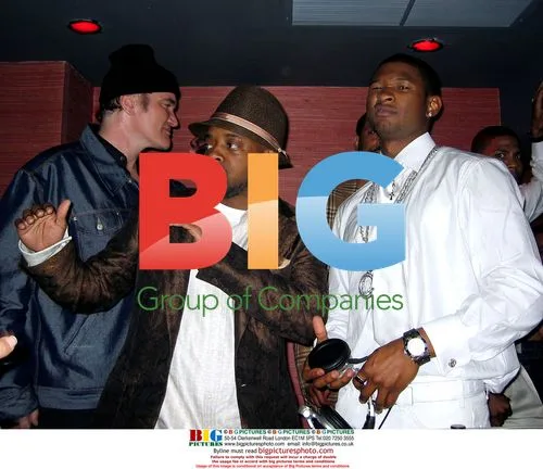 Quentin Tarantino and Jermaine Dupri at Usher's Post Grammy Party