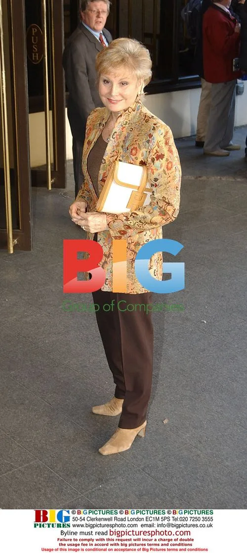 Angela Rippon at Norman Wisdom's 90th Birthday