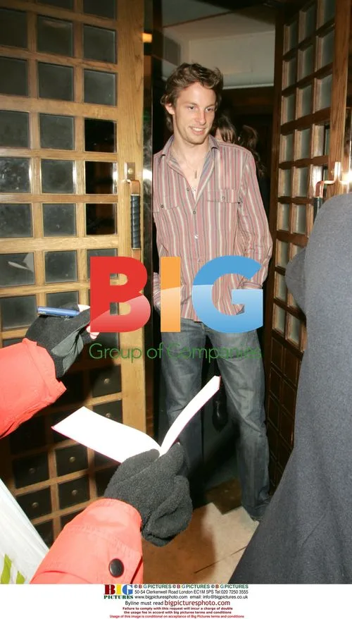 Jenson Button Leaving the Ivy