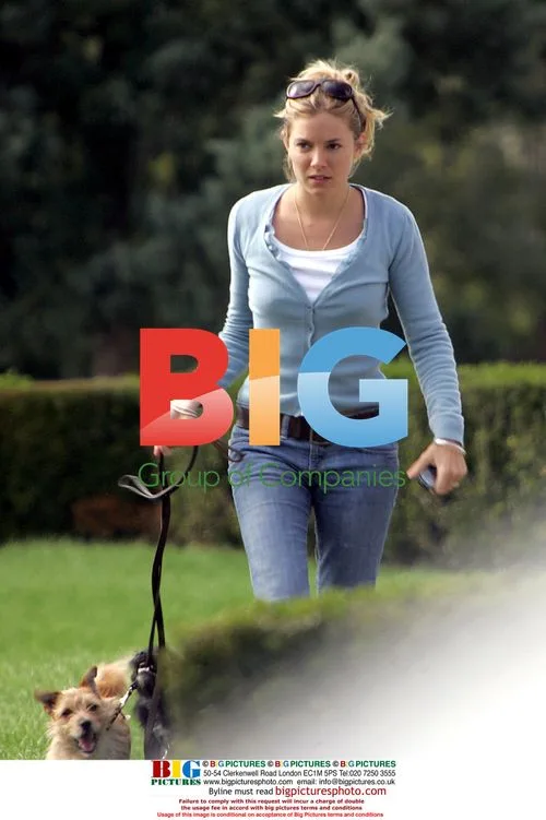 Sienna Miller Walking Dogs in Louisiana