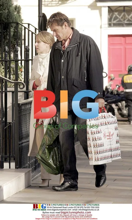 Nick Faldo with mystery woman in London