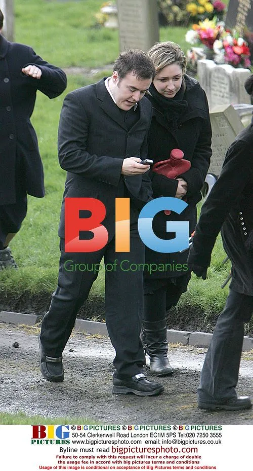Corrie cast films funeral scene