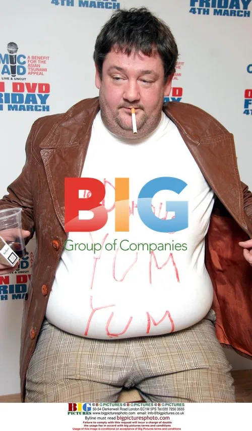 Johnny Vegas at Comic Aid Benefit