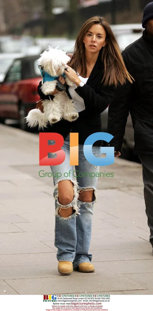Glamour Model Lucy Becker Shopping in Hampstead
