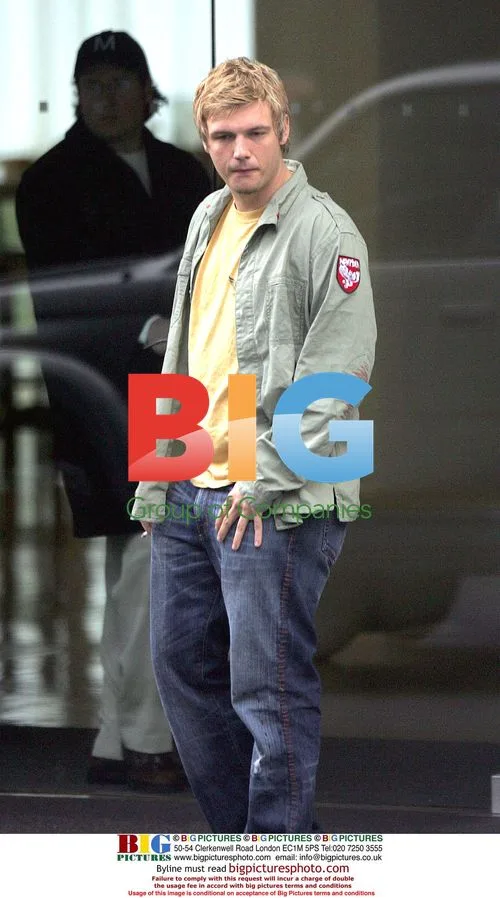 Nick Carter Smoking Outside West Hollywood Hotel