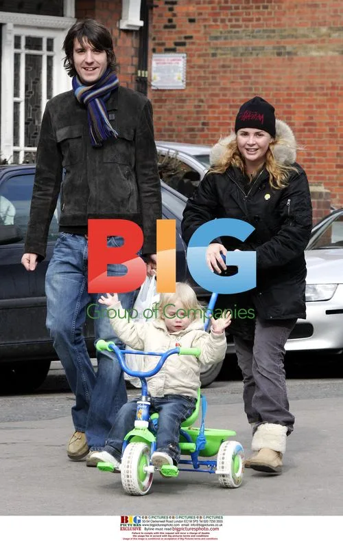 Gail Porter and Dan Hipgrave with daughter Honey