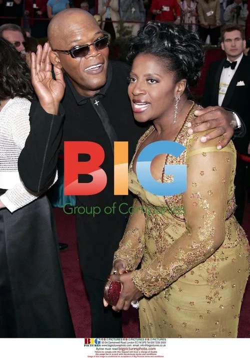 SAMUEL L. JACKSON and wife LATONYA at Oscars