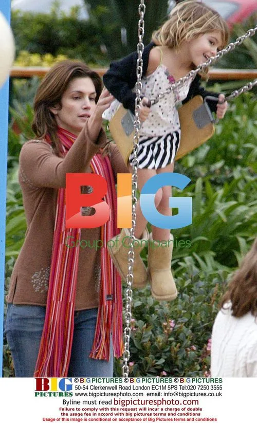 Cindy Crawford and Daughter Kaia Visit Playground