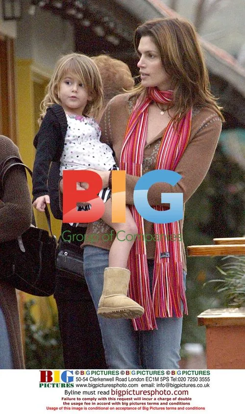 Cindy Crawford and Daughter at Playground