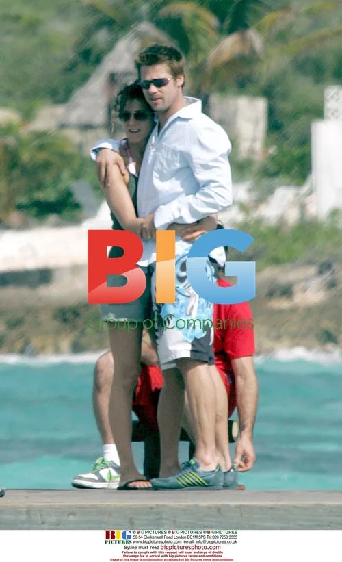 Brad Pitt and Jennifer Aniston's Caribbean Vacation