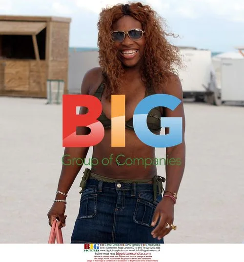 Serena Williams on Miami Beach