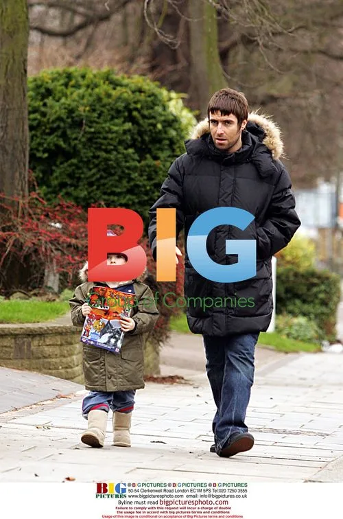 Liam Gallagher Takes Son Gene on Shopping Trip
