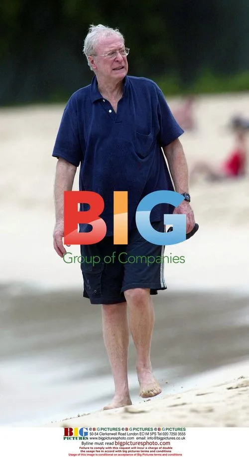 Michael Caine on holiday in Barbados