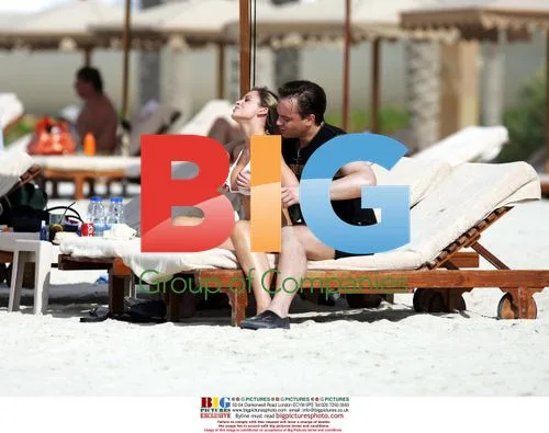 Mark Bosnich and Emily Oldfield in Dubai