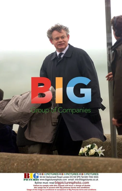Martin Clunes on Brighton Beach